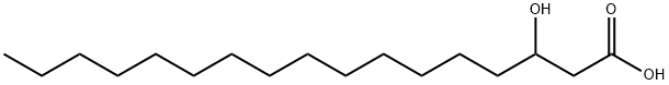 rac-3-Hydroxyheptadecanoic Acid Struktur