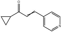 2-Propen-1-one,1-cyclopropyl-3-(4-pyridinyl)-(9CI) Struktur