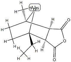 4,7-Epoxyisobenzofuran-1,3-dione,4-ethylhexahydro-7-methyl-,(3aR,4S,7R,7aS)-rel-(9CI) Struktur