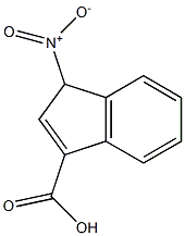 1H-Indene-3-carboxylicacid,1-nitro-(9CI) Struktur