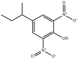 4-sec-Butyl-2,6-dinitrophenol Struktur