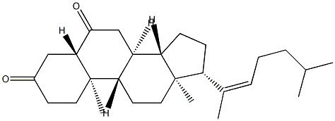 5α-Cholest-20(22)-ene-3,6-dione Struktur