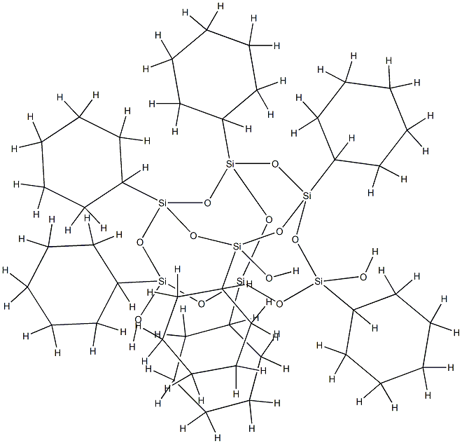 POLY(CYCLOHEXYLSILSESQUIOXANE) SILANOL FUNCTIONAL Struktur