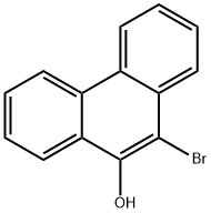 10-Brom-phenanthren-9-ol Struktur