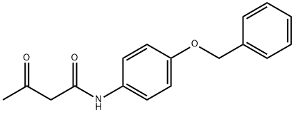 N-[4-(benzyloxy)phenyl]-3-oxobutanamide Struktur