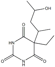 3'-hydroxypentobarbital Struktur