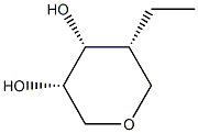 D-Ribitol, 1,5-anhydro-4-deoxy-4-ethyl- (9CI) Struktur