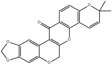 6a,12a-Dehydromillettone Struktur