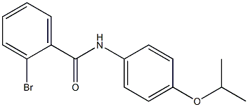 2-bromo-N-[4-(propan-2-yloxy)phenyl]benzamide Struktur