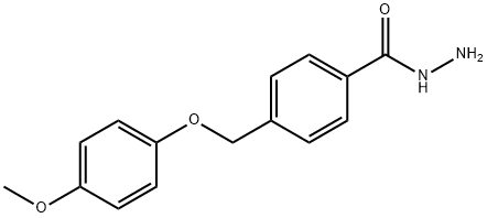 4-[(4-methoxyphenoxy)methyl]benzohydrazide Struktur