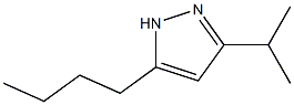 1H-Pyrazole,3-butyl-5-(1-methylethyl)-(9CI) Struktur