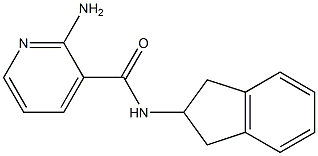 3-Pyridinecarboxamide,2-amino-N-(2,3-dihydro-1H-inden-2-yl)-(9CI) Struktur