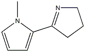 1H-Pyrrole,2-(3,4-dihydro-2H-pyrrol-5-yl)-1-methyl-(9CI) Struktur