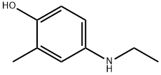 4-(ethylamino)-2-methylphenol Struktur