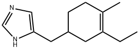 1H-Imidazole,4-[(3-ethyl-4-methyl-3-cyclohexen-1-yl)methyl]-(9CI) Struktur