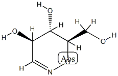 4H-1,2-Oxazine-4,5-diol,5,6-dihydro-6-(hydroxymethyl)-,(4R,5S,6R)-(9CI) Struktur