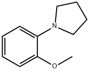 Pyrrolidine, 1-(2-Methoxyphenyl)- Struktur