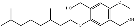 2-METHOXY-5-(3' 7'-DIMETHYLOCTYLOXY)-1 Struktur