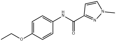 1H-Pyrazole-3-carboxamide,N-(4-ethoxyphenyl)-1-methyl-(9CI) Struktur