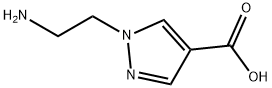 1H-Pyrazole-4-carboxylicacid,1-(2-aminoethyl)-(9CI) Struktur