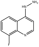 8-Fluoro-4-hydrazineoquinoline Struktur