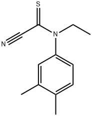 3,4-Formoxylidide,  1-cyano-N-ethylthio-  (7CI,8CI) Struktur