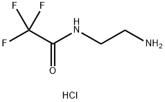 N-(2-aminoethyl)-2,2,2-trifluoroacetamide hydrochloride Struktur