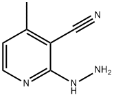 3-Pyridinecarbonitrile,2-hydrazino-4-methyl-(9CI) Struktur