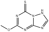 [1,2,4]Triazolo[1,5-a][1,3,5]triazine-7(1H)-thione,5-methoxy-(9CI) Struktur