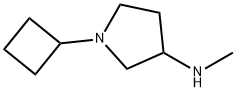 3-Pyrrolidinamine,1-cyclobutyl-N-methyl-(9CI) Struktur