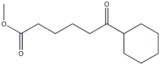 ε-Oxocyclohexanehexanoic acid methyl ester Struktur