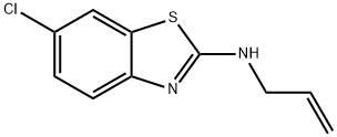 2-Benzothiazolamine,6-chloro-N-2-propenyl-(9CI) Struktur