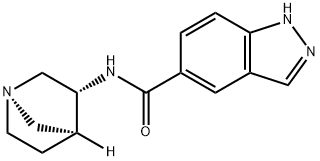 1H-Indazole-5-carboxamide,N-(1R,3R,4S)-1-azabicyclo[2.2.1]hept-3-yl-(9CI) Struktur