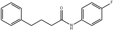 N-(4-fluorophenyl)-4-phenylbutanamide Struktur