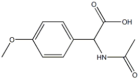 N-Ac-RS-4-methoxyphenylglycine Struktur