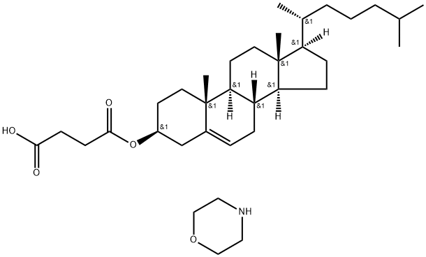 CHOLESTERYL HEMISUCCINATE MORPHOLINE) Struktur