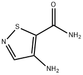 5-Isothiazolecarboxamide,4-amino-(9CI) Struktur