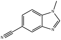 1H-Benzimidazole-5-carbonitrile,1-methyl-(9CI) Struktur