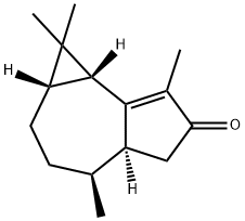 (1aS)-1,1aα,2,3,4,4aβ,5,7bα-Octahydro-1,1,4α,7-tetramethyl-6H-cyclopropa[e]azulene-6-one Struktur