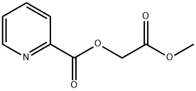 2-Pyridinecarboxylicacid,2-methoxy-2-oxoethylester(9CI) Struktur