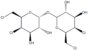 4,4',6,6'-tetrachloro-4,4',6,6'-tetradeoxygalactotrehalose Struktur