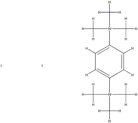 AMMONIUM, p-PHENYLENEBIS(TRIMETHYL-, DIIODIDE Struktur