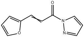 1H-Pyrazole,1-[3-(2-furanyl)-1-oxo-2-propenyl]-(9CI) Struktur