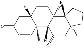 5α-Androst-1-ene-3,11-dione Struktur