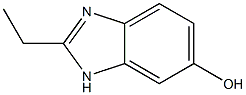 1H-Benzimidazol-5-ol,2-ethyl-(9CI) Struktur