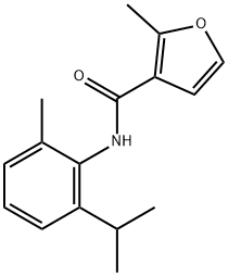 3-Furancarboxamide,2-methyl-N-[2-methyl-6-(1-methylethyl)phenyl]-(9CI) Struktur