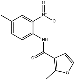 3-Furancarboxamide,2-methyl-N-(4-methyl-2-nitrophenyl)-(9CI) Struktur