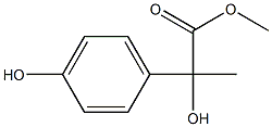 α,4-Dihydroxy-α-methylbenzeneacetic acid methyl ester Struktur