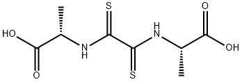 N,N'-Bis(1-carboxyethyl)-ethanebisthioamide Struktur