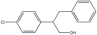 β-(4-Chlorophenyl)benzene-1-propanol Struktur